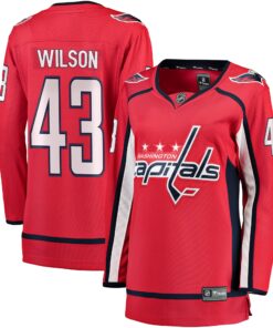 Tom Wilson Washington Capitals Fanatics Women_s Breakaway Player Jersey  Red