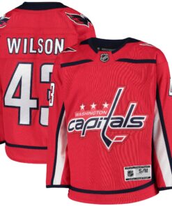 Tom Wilson Washington Capitals Youth Home Premier Player Jersey  Red