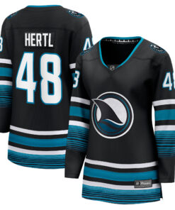 Tomas Hertl San Jose Sharks Fanatics Women_s Alternate Premier Breakaway Player Jersey  Black