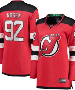 Tomas Nosek New Jersey Devils Fanatics Women_s Home Breakaway Player Jersey  Red