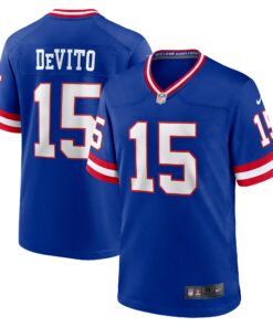 Tommy DeVito New York Giants  Alternate Player Game Jersey  Royal