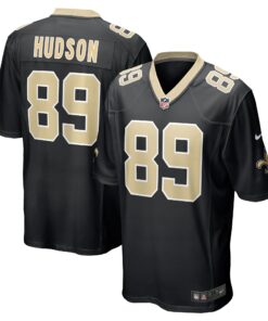 Tommy Hudson New Orleans Saints  Team Game Jersey   Black