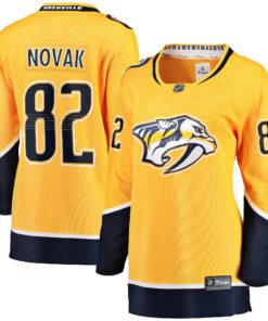 Tommy Novak Nashville Predators Fanatics Women_s Home Breakaway Player Jersey  Gold