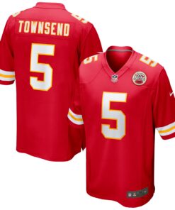 Tommy Townsend Kansas City Chiefs  Game Jersey  Red