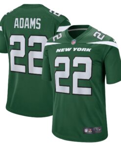 Tony Adams New York Jets  Game Player Jersey  Gotham Green