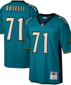 Tony Boselli Jacksonville Jaguars Mitchell amp Ness Legacy Replica Jersey  Teal