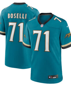 Tony Boselli Jacksonville Jaguars  Prowler Throwback Retired Player Game Jersey  Teal