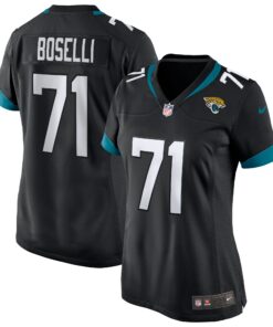 Tony Boselli Jacksonville Jaguars  Women_s Game Retired Player Jersey  Black