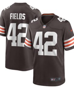 Tony Fields II Cleveland Browns  Team Game Jersey   Brown