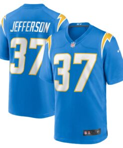 Tony Jefferson Los Angeles Chargers  Team Game Jersey   Powder Blue