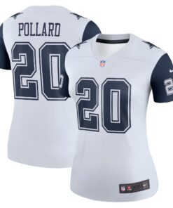 Tony Pollard Dallas Cowboys  Women_s Alternate Legend Jersey  White