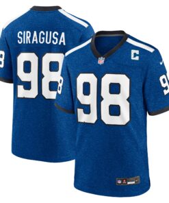 Tony Siragusa Indianapolis Colts  Indiana Nights Alternate Game Jersey  Royal