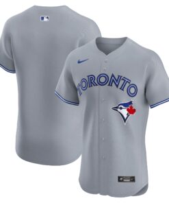 Toronto Blue JaysRoad Elite Jersey  Gray