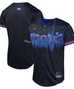Toronto Blue JaysYouth 2024 City Connect Limited Jersey  Black
