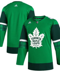 Toronto Maple Leafs 2023 St. Patrick_s Day Primegreen Authentic Jersey  Kelly Green