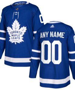 Toronto Maple Leafs Authentic Custom Jersey  Blue