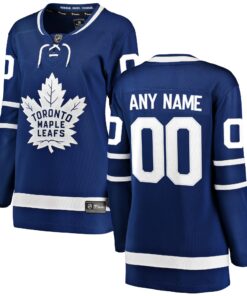 Toronto Maple Leafs Fanatics Women_s Home Breakaway Custom Jersey  Blue