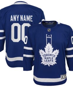 Toronto Maple Leafs Youth Home Premier Custom Jersey  Blue