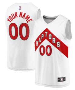  Toronto Raptors Fanatics Youth Fast Break Replica Custom Jersey - Association Edition - White