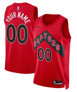 Toronto Raptors Unisex Swingman Custom Jersey Red - Icon Edition