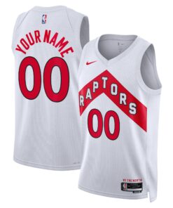 Toronto Raptors Unisex Swingman Custom Jersey White - Association Edition
