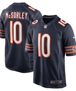 Trace McSorley Chicago Bears  Team Game Jersey   Navy