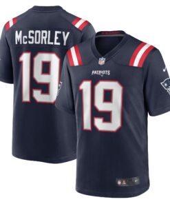 Trace McSorley New England Patriots  Game Player Jersey  Navy