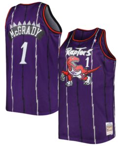 Tracy McGrady Toronto Raptors Mitchell &amp Ness Big &amp Tall Hardwood Classics 199899 Swingman Jersey - Purple