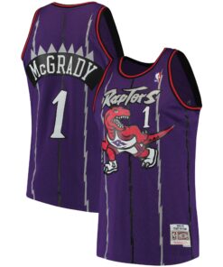 Tracy McGrady Toronto Raptors Mitchell &amp Ness Hardwood Classics Swingman Jersey - Purple