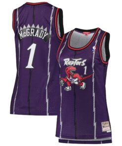 Tracy McGrady Toronto Raptors Mitchell &amp Ness Women's 199899 Hardwood Classics Swingman Jersey - Purple