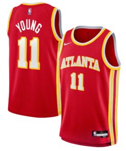 Trae Young Atlanta Hawks Youth Swingman Jersey - Icon Edition - Red