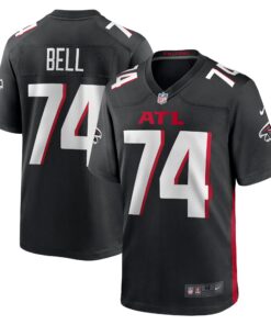 Travis Bell Atlanta Falcons  Team Game Jersey   Black