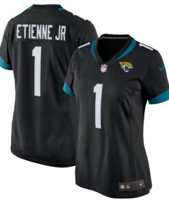Travis Etienne Jacksonville Jaguars  Women_s Game Jersey  Black