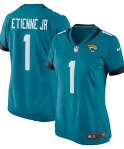 Travis Etienne Jacksonville Jaguars  Women_s Game Jersey  Teal