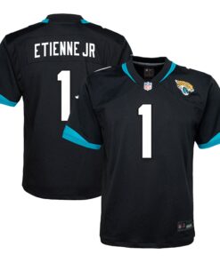 Travis Etienne Jacksonville Jaguars  Youth Alternate Player Game Jersey  Black