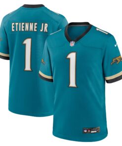 Travis Etienne Jr Jacksonville Jaguars  Prowler Throwback Player Game Jersey  Teal