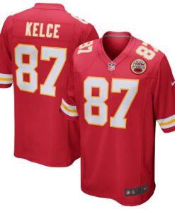 Travis Kelce Kansas City Chiefs  Game Jersey  Red