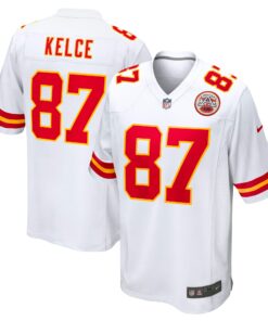 Travis Kelce Kansas City Chiefs  Player Game Jersey  White