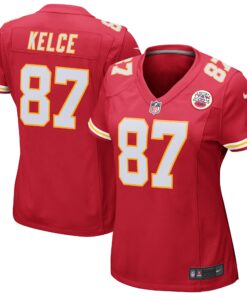 Travis Kelce Kansas City Chiefs  Women_s Game Jersey  Red