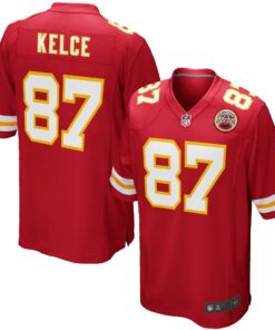 Travis Kelce Kansas City Chiefs  Youth Game Jersey  Red