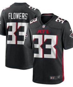 Tre Flowers Atlanta Falcons  Team Game Jersey   Black