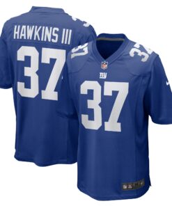 Tre Hawkins New York Giants   Game Jersey   Royal