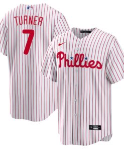 Trea Turner Philadelphia PhilliesHome Replica Player Jersey  White