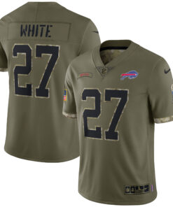 Tre_Davious White Buffalo Bills  2022 Salute To Service Limited Jersey  Olive