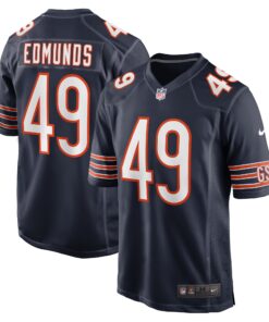 Tremaine Edmunds Chicago Bears  Game Player Jersey  Navy