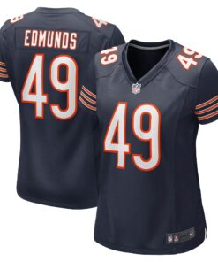Tremaine Edmunds Chicago Bears  Women_s Game Player Jersey  Navy