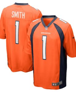Tremon Smith Denver Broncos  Team Game Jersey   Orange