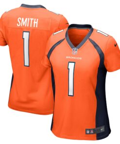 Tremon Smith Denver Broncos  Women_s Team Game Jersey   Orange