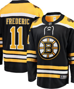 Trent Frederic Boston Bruins Fanatics Home Breakaway Player Jersey  Black