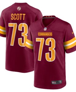 Trent Scott Washington Commanders  Game Jersey  Burgundy